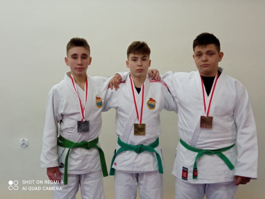 Judocy Błękitnych, medaliści Mistrzostw Polski młodzików